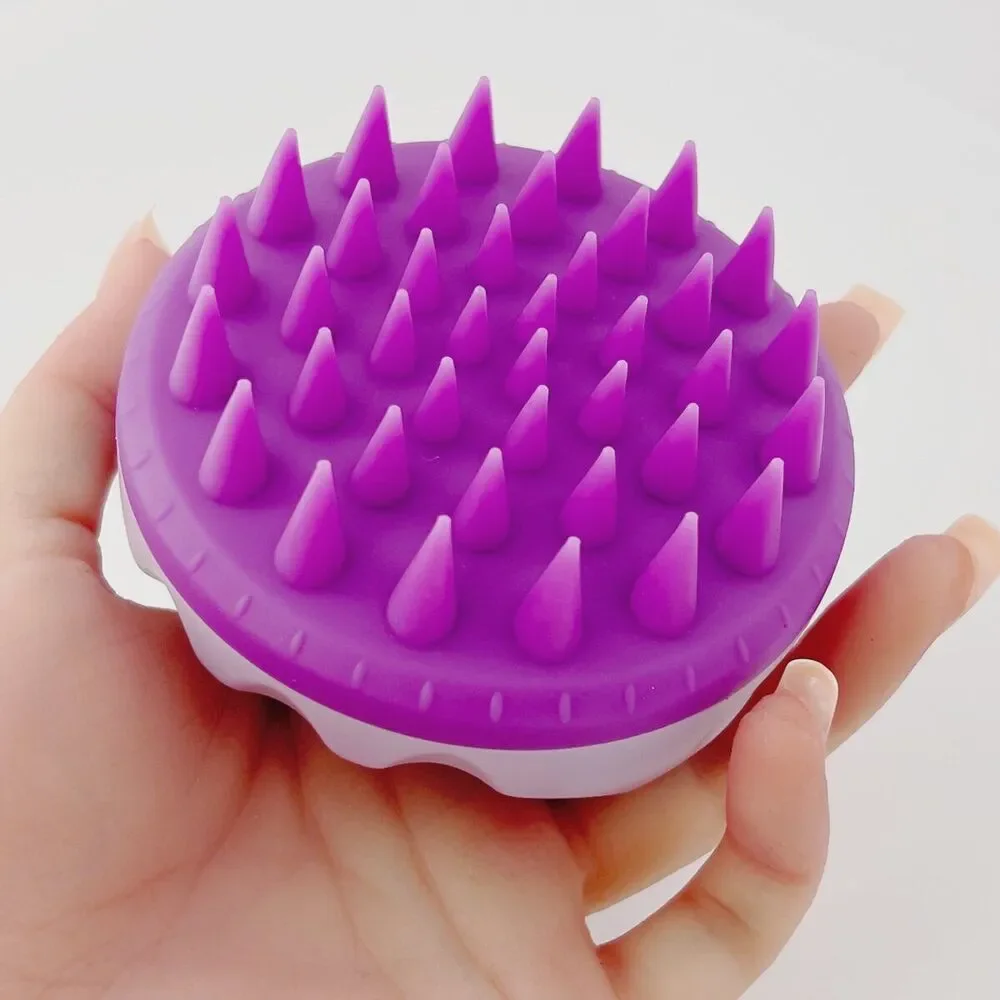 2 pcs Scalp Massager Shampoo Brush, Scalp Scrubber Soft Silicone Dandruff Remove